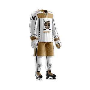 Tenue de hockey sur glace imprimée pour équipes sportives et fitness – Vêtements athlétiques confortables, respirants et anti-humidité - Product Image 5
