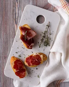 Planche à découper en marbre écologique personnalisable avec une épaisseur de 2,0 cm, outil de cuisine élégant pour un usage domestique et professionnel - Product Image 2