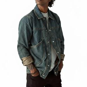 Chaquetas de mezclilla para hombre más vendidas, nueva llegada, elegantes y cómodas, chaquetas de invierno para hombre del fabricante, chaquetas de mezclilla vintage para hombre - Product Image 3