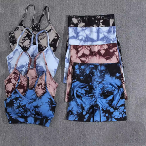 Conjunto Deportivo Transpirable de Alta Calidad, Elástico y Absorbente de Sudor para Mujer, Conjunto de Yoga sin Costuras para Gimnasio - Product Image 1