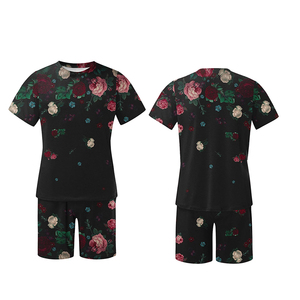 Ensembles d'été homme sublimation en gros : T-shirts et shorts personnalisables avec logo, en tissu peigné écologique – Nos meilleures ventes - Product Image 4