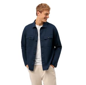 Camisa Casual de Manga Larga para Hombre, Nueva Tendencia 2024, Alta Calidad, Personalizada OEM, 100% Algodón, Alto Gramaje, Corte Holgado, Verano, Color Sólido - Product Image 1