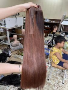 Extensiones de cabello vietnamita Super Double Drawn Raw Virgin Bundle en marrón Proveedor mayorista Relación de cabello más largo> = 60% - Product Image 2