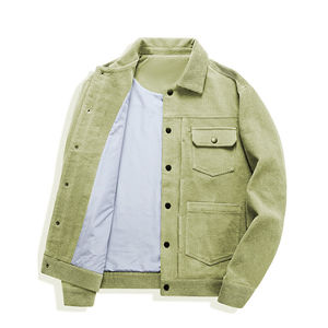 Chaqueta de mezclilla personalizada para hombre, chaqueta de invierno reversible, transpirable, ecológica, diseño personalizado, talla grande, nueva llegada. - Product Image 1