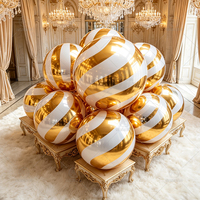 Boule miroir gonflable géante brillante surdimensionnée, sphère géante en forme de bonbon, globe pour événements et fêtes de Noël, accessoire de décoration de luxe, boule gonflable