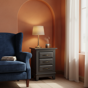 Mesa de Centro Moderna con 3 Cajones, Madera de Caucho y MDF, Muebles para Sala de Estar, Diseño Moderno para Espacios Modernos - Product Image 3