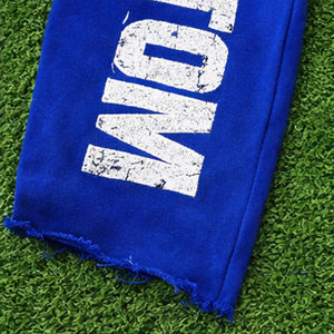 ชุดเซ็ตเสื้อยืดพิมพ์ลายแบบดิสเทรส กางเกงวอร์มขาบาน ผ้าฝ้าย สตรีทแวร์ ทรงโอเวอร์ไซส์ ล้างสีแบบแอซิดวอช สำหรับผู้ชาย ชุดลำลองฤดูร้อน - Product Image 4