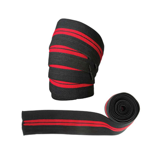 Weightlifting Knee Wraps Men Women Gym Squat Stability Support Wrap <b>Training</b> OEM Supplier - Product Image 4
