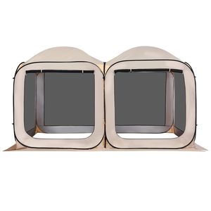 Tenda Pop-up 2 in 1 12 x 6 piedi con Zanzariera, Lati Rete e Pali di Fissaggio, Borsa per il Trasporto Inclusa - Product Image 1