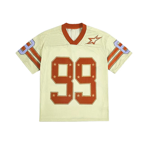 เสื้อฟุตบอลอเมริกันดีไซน์ใหม่จากปากีสถาน สวมใส่สบายสำหรับผู้ชาย ชุดกีฬา ชุดฟุตบอลอเมริกันมืออาชีพ - Product Image 2