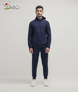 Sudadera con Capucha Personalizada XEEP para Hombre, Diseño Casual con Estampado Frontal, Corte Regular, Transpirable, de Secado Rápido, con Bolsillo, Servicio OEM - Product Image 2