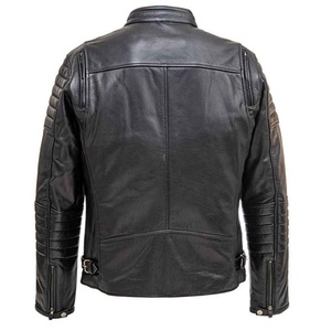 Fashionable High Quality Breathable Quick Dry Windproof 2023 New Design Motorbike Leather Jackets Factory Direct Sales Men's - Product Image 2