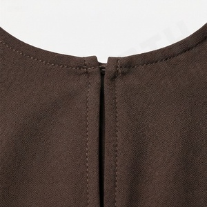 Abayas para Mujeres Musulmanas al por Mayor, Ropa Islámica Modesta para Fiestas, de Poliéster, Largo hasta el Suelo, Fabricante que Suministra Pedidos al por Mayor - Product Image 4