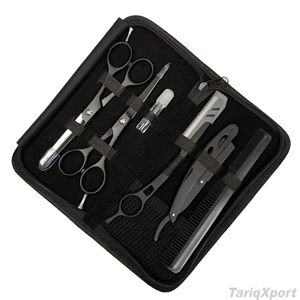 Barber Scissors Thinning <b>Shears</b> Kit Stainless Steel Right-Handed <b>Long</b> <b>Handle</b> for Precision Hair Cutting Salon Grade Haircutting - Product Image 3