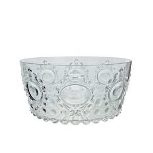 Tazón Grande Irrompible de Plástico Repujado para Servir Ensaladas, Frutas, Cereales y Bocadillos - Product Image 1