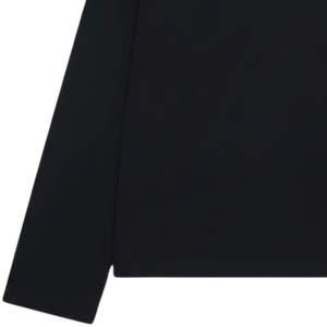 Camiseta de Manga Larga Oversize para Hombre con Logo en el Pecho, Estilo Urbano, Algodón, Cuello Redondo, Venta al por Mayor, Ropa Personalizada, Suministro OEM de Fábrica - Product Image 3