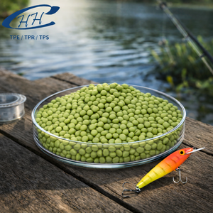 Precio de Fábrica, Superventas, Material Prima de Elastómero Termoplástico (TPE) SEBS 100% Extremadamente Suave para Moldeo por Inyección de Cebo para Peces - Product Image 2