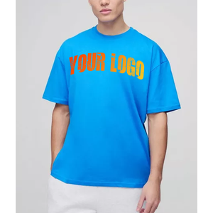 Nueva Camiseta Deportiva Personalizada para Gimnasio, 60% Algodón, 40% Poliéster, Lisa, Suave, Deportiva, Talla Grande, para Hombre - Product Image 1