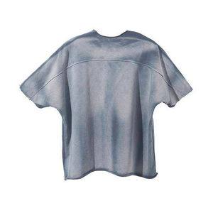 T-shirt pour homme 100% coton délavé style été, coupe ample, imprimé, technique épaules tombantes, vente en gros - Product Image 4
