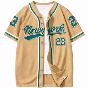 Camiseta de Béisbol para Torneo, Uniforme de Equipo, Transpirable, de Secado Rápido, con Logotipo de Patrocinador Personalizado y Número en la Espalda - Product Image 5