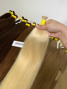 Extensiones de Cabello Natural Rubio Liso de 100g, Precio al por Mayor, Cabello Humano Virgen Vietnamita de Primera Calidad, Super Doble Trama, Todos los Colores 60 - Product Image 4