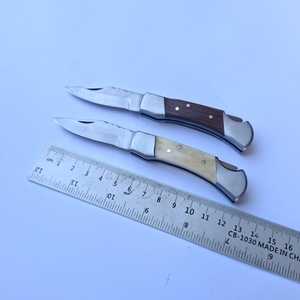 Couteau pliant très vendu, prix d'usine, manches en bois de rose et en os, couteaux pliants en acier inoxydable pour la survie en plein air, la chasse et le camping - Product Image 4