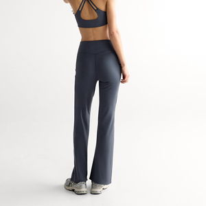 Women's Athletic Flare Pants High Rise Stretch Workout Joggers Casual Activewear Trousers Premium Quality Breathable Fabric - Product Image 2