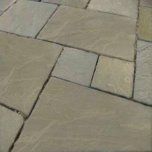 Modern Technical Design Raj Green <b>Sandstone</b> Block Tiles Natural Origin Stone Supported Wall Style Graphic Cut Style for Floor - Product Image 6