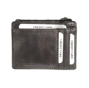 Tarjetero de Cuero con Monedero RFID, Carteras Vintage con Cierre Metálico, Elegantes y a la Moda, para Hombre y Mujer, en Caja de Regalo, Nuevo para Exportación - Product Image 2