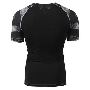 <b>Men's</b> <b>Compression</b> <b>Shirt</b>-UPF50+ Quick Dry Breathable Eco-Friendly Spandex/Nylon Short Sleeve <b>for</b> Gym Sports Fitness Bodybuilding - Product Image 2