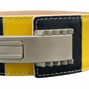 Adjustable Lever Belts Cowhide Leather Waist <b>Support</b> Adjustable Lever Belt Strength Training Weightlifting Lever Belts - Product Image 4