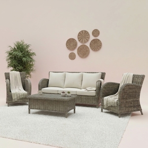 Modern Luxury Outdoor Synthetic PE Rattan Wicker <b>Armchair</b> UV-Resistant Eco-Friendly Waterproof High Density Foam <b>Dining</b> Chair - Product Image 2