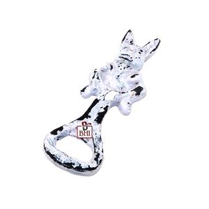 Abridor de botellas de hierro con diseño de conejo, abridor de botellas de vino de 125mm con logotipo personalizable, abridores de vino y cerveza de cocina - Product Image 3