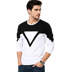 T-shirt en coton doux pour hommes, vente en gros, haute qualité, vêtements décontractés imprimés sur mesure, fournisseur OEM ODM, t-shirt d'été en coton pour hommes - Product Image 3