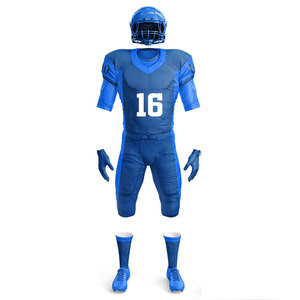 Customized Rugby Football Sets <b>Compression</b> Practice Wear Uniform American Football Kits Soccer Team Club Uniform Adult Sizes - Product Image 3