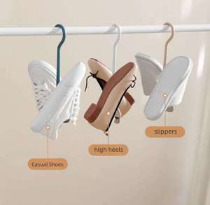 Double Hook <b>Shoe</b> Drying Rack PP Plastic <b>Shoe</b> Hanging <b>Holder</b> Space Saving Anti Slip Organizer for Household Outdoor - Product Image 3