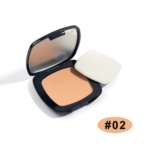 Matte Oil Control Long-Lasting Pressed Powder, Black Square Case with Puff & Mirror Full Coverage Face Powder - Product Image 3