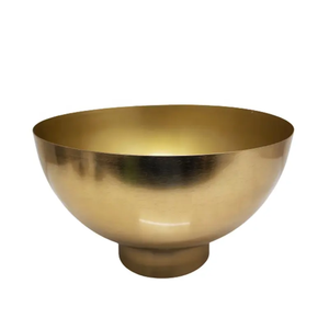 Bol en acier inoxydable poli, design minimaliste, passe au lave-vaisselle, bol de service alimentaire pour usage domestique, vaisselle durable, bol de service - Product Image 2