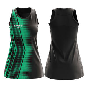 Proveedor de Uniformes Personalizados para Equipos de Netball |   Uniforme de Netball Sublimado con Logotipo, Nombre y Número del Equipo |   Poliéster Transpirable - Product Image 6