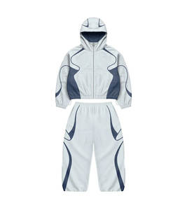 Nouvelle Collection : Survêtement Coupe-Vent en Nylon 100% – Pantalon et Veste à Capuche – Style Urbain - Product Image 5