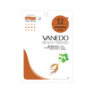Masque à l'essence de ginseng rouge VANEDO - Beauté coréenne - Soins de la peau coréens - Cosmétiques coréens - Masque visage anti-âge - Non testé sur les animaux - Product Image 1