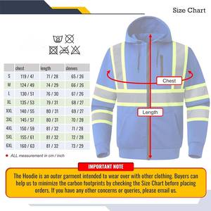 Sudadera con Capucha de Alta Calidad con 4 Bolsillos, Amarillo Marino, Reflectante, para Trabajo y Uso en Exteriores, Chaleco de Seguridad - Product Image 6