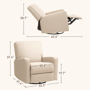 Foldable <b>Reclining</b> Lounge Chair for Beach Use - Product Image 3