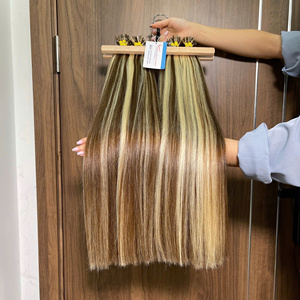 PRODUIT PHARE Extensions de cheveux vietnamiennes à pointe plate en kératine, lisses naturelles, haute qualité, prêtes à être expédiées - Product Image 5
