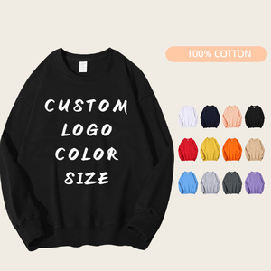<b>Men's</b> Regular Fit Crew Neck Fleece Lined Sweatshirt <b>Animal</b> Print Nonwoven Cotton Casual Winter Wear - Product Image 6