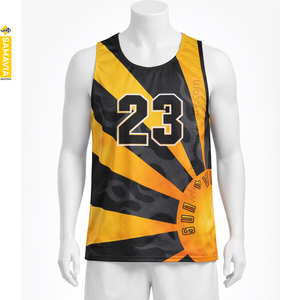 Uniforme de Lacrosse Personalizado SAMAVIA Unisex, Reversible, Sublimado, Antibacterial, Sin Mangas, Ropa Deportiva de Verano para Equipos - Product Image 4