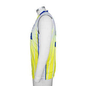 Maillot de basketball personnalisé blanc, jaune dégradé et noir, uniforme 2026, kit d'équipe 2025 entièrement sublimé, vêtements de sport professionnels - Product Image 2