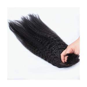 Extensiones de Cabello Humano Remy, Cabello Afro Rizado, Tejido de Cabello Rizado Largo para Trenzas, Cabello Mongol Brasileño - Product Image 1