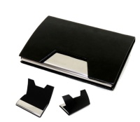 Porte-cartes en similicuir fait main, écologique, personnalisé avec logo, best-seller promotionnel pour les employés de bureau, les enseignants et les professionnels.