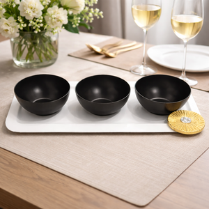 Plateau de luxe avec 3 bols - Product Image 3